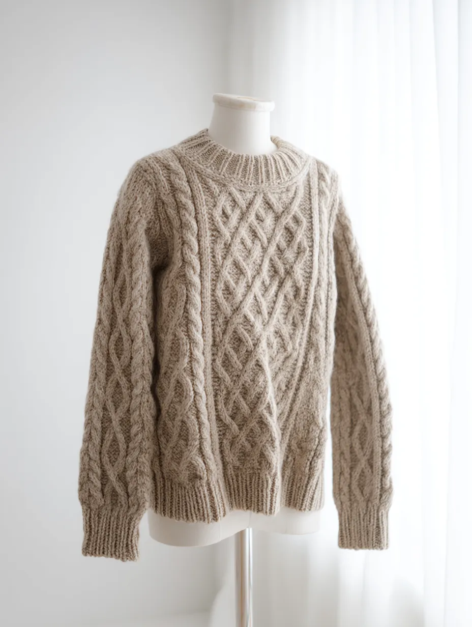 Nordic Pullover, Jacquard — rendering del design